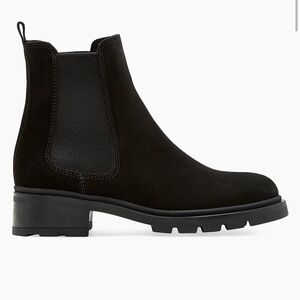 La CANADIENNE Black Suede Ankle Boots